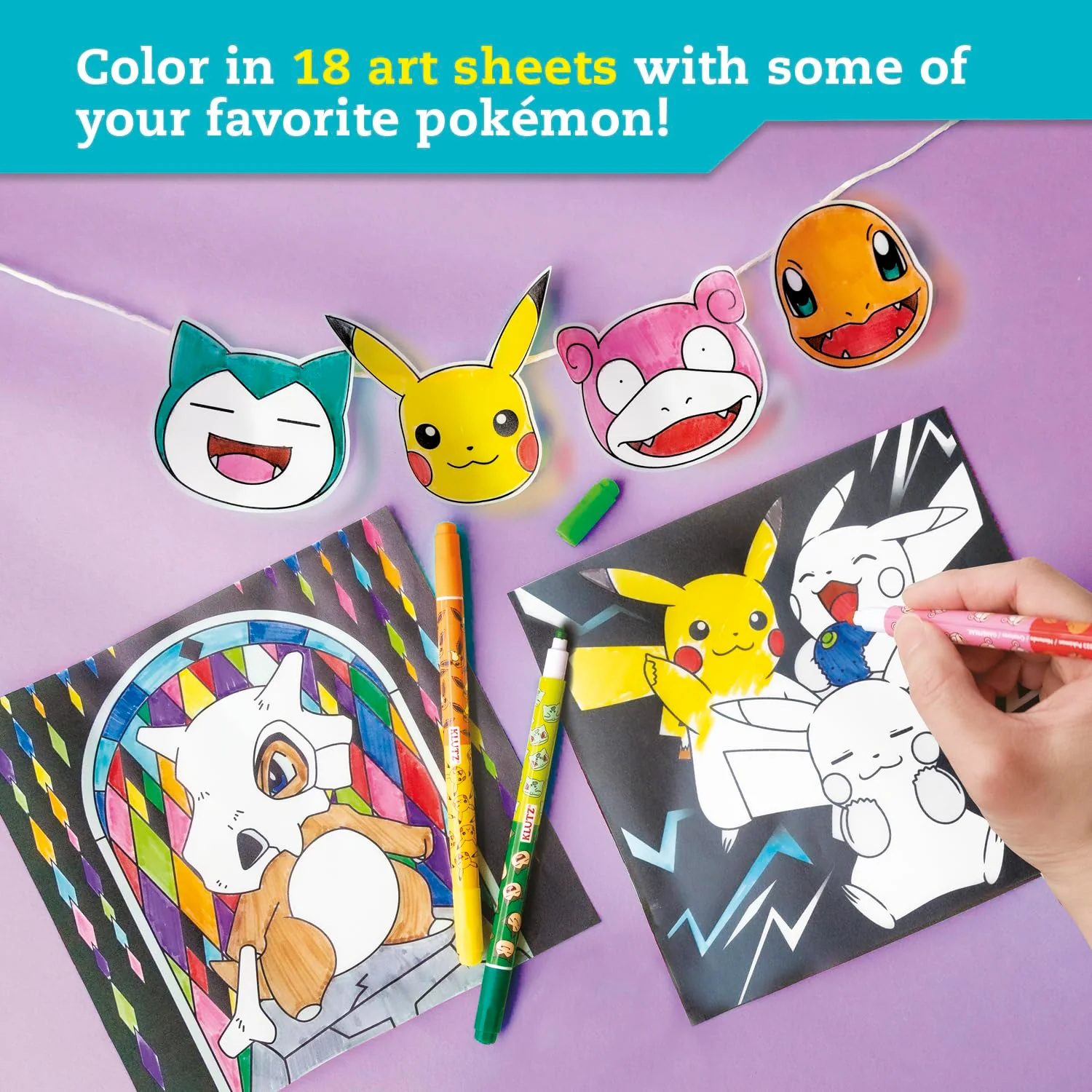 Klutz - Pokemon Stained Glass Art Activity Kit - Image 5
