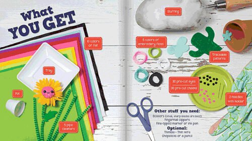 Klutz - Sew Mini Gardens - Activity Kit - Image 2