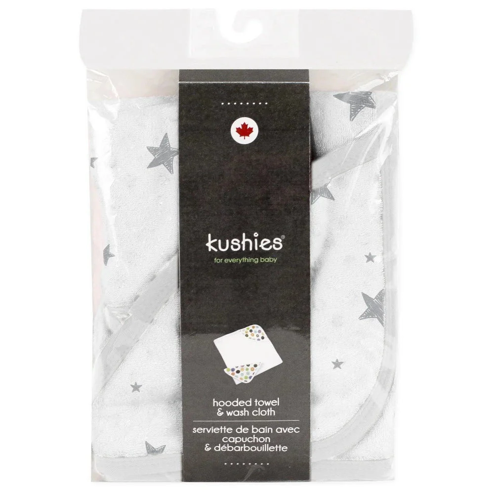Kushies - Hooded Towel & Washcloth Set - Image 3