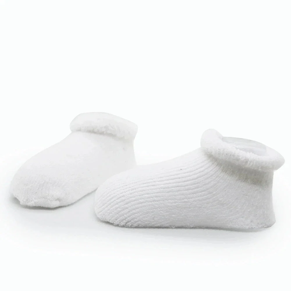 Kushies - Terry Socks (White) - 6pack - Image 2