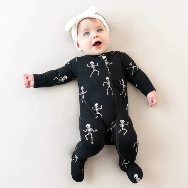 Kyte Baby - Printed Zippered Footie - Halloween 2025 Collection - Image 2