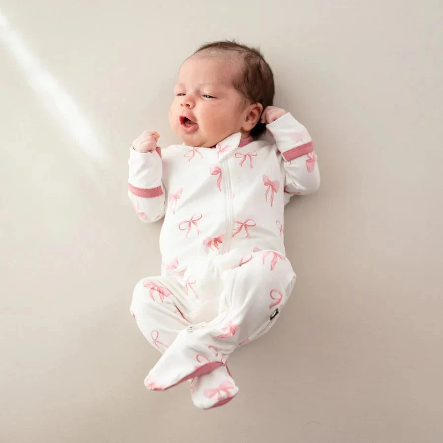 Kyte Baby - Printed Zippered Footie - Spring 2025 Collection - Image 9