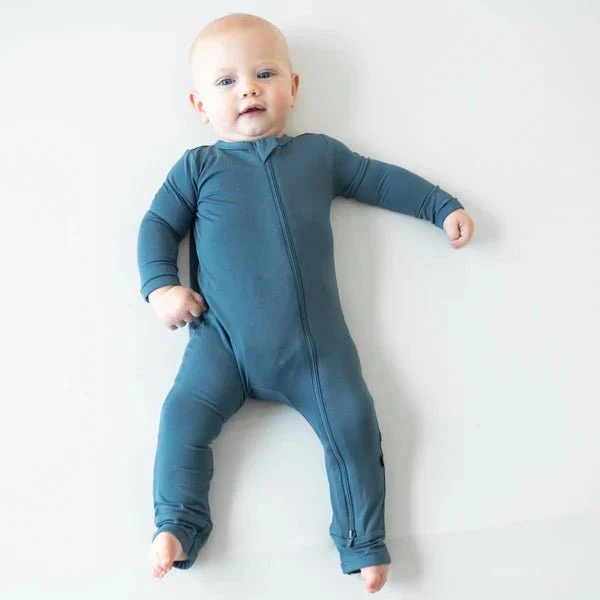 Kyte Baby - Solid Zippered Romper - Fall 2025 Collection - Image 4
