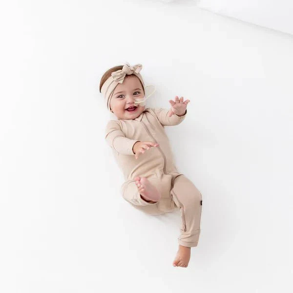 Kyte Baby - Solid Zippered Romper - Fall 2025 Collection - Image 7
