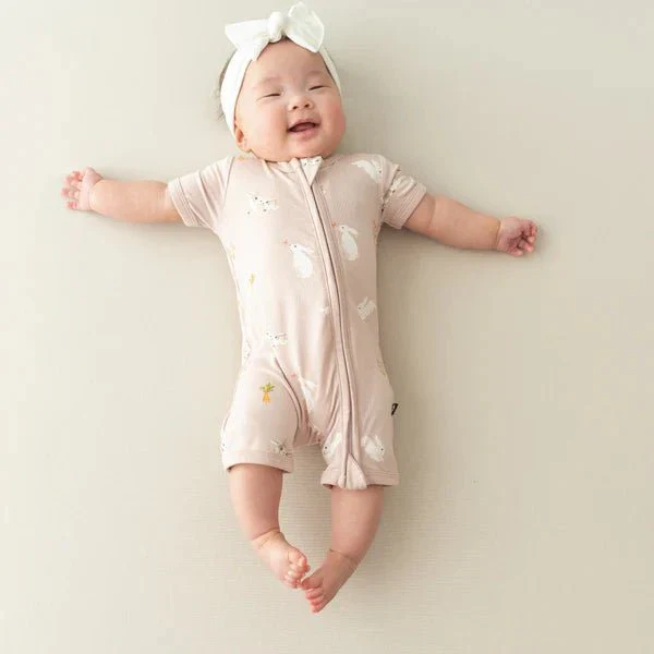 Kyte Baby - Zippered Printed Shortall Romper - Spring 2025 Collection - Image 3
