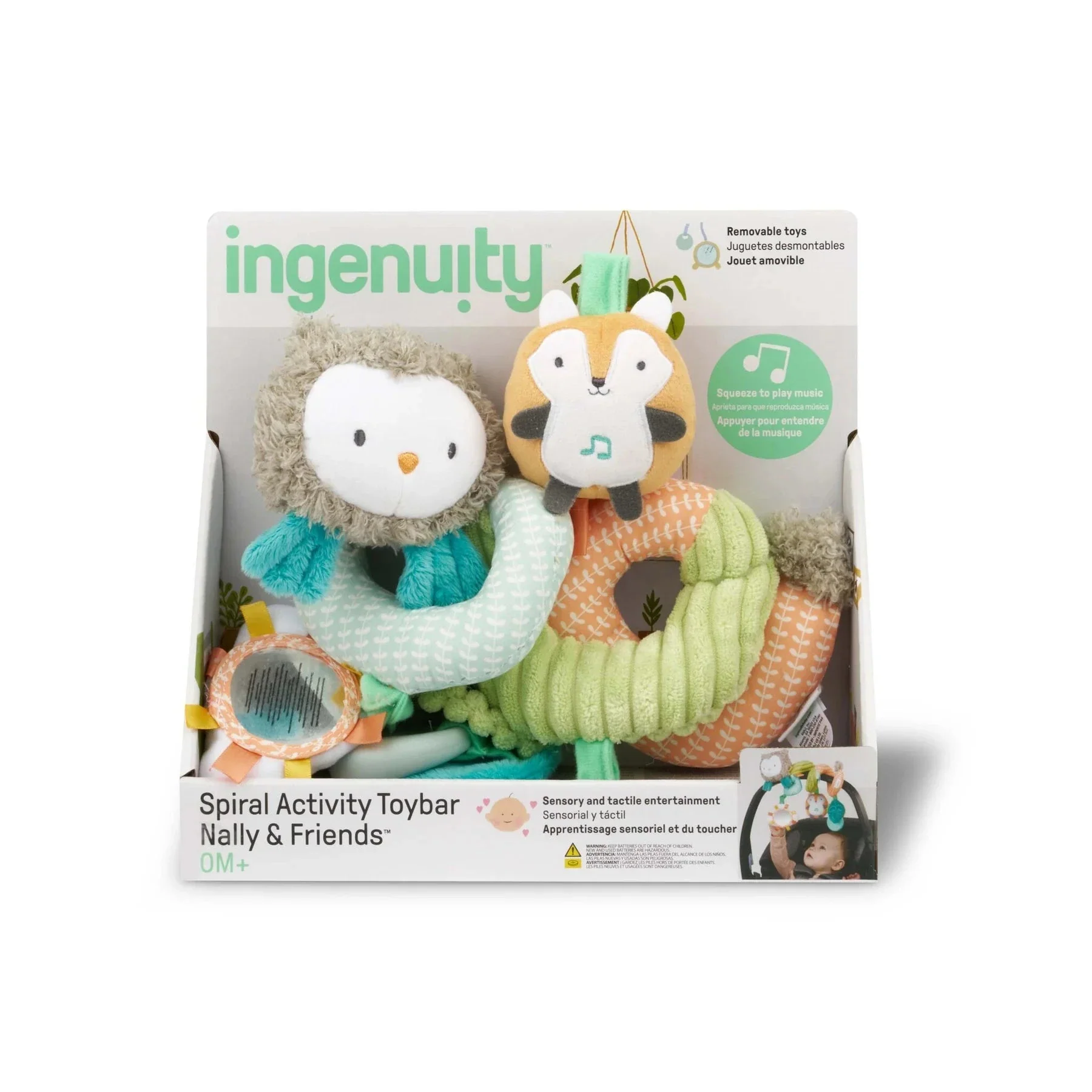 L-Ingenuity - Nally and Friends Spiral Activity Toy Bar - Image 2