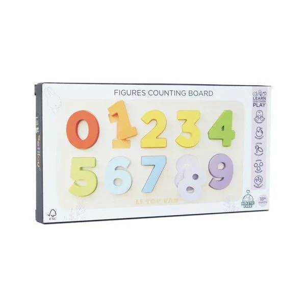 Le Toy Van - Counting Wooden Numbers Shape Sorter - Image 7