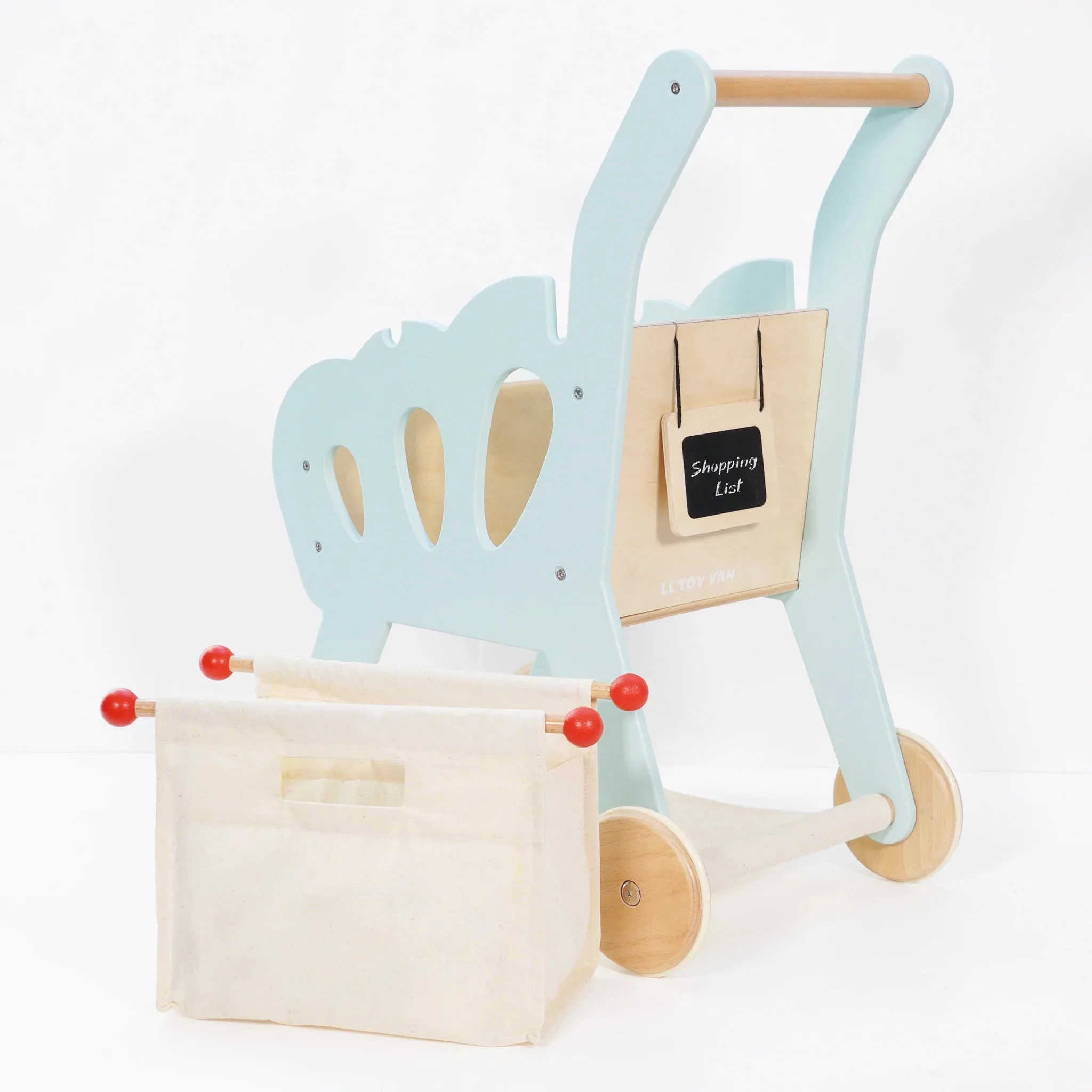 Le Toy Van - Premium Wooden Shopping Trolley - Image 3