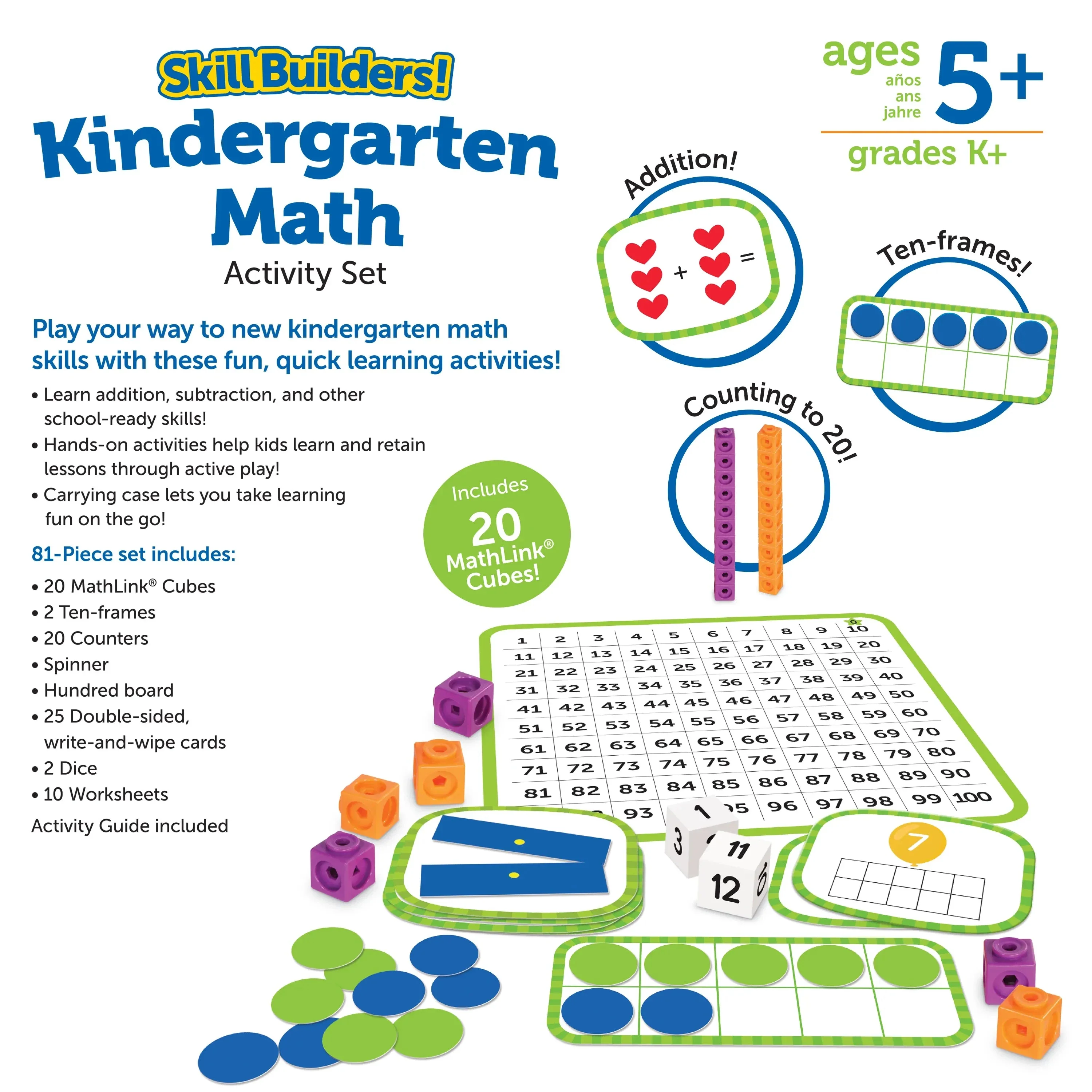 Learning Resources - Skill Builders! Kindergarten Math - Image 5