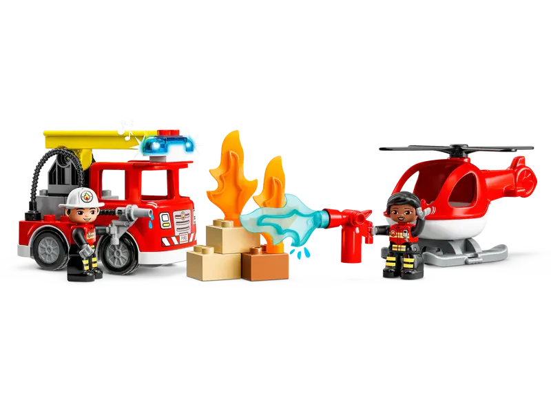 LEGO - Duplo - Fire Station & Helicopter - Image 5