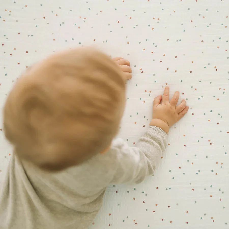 Little Unicorn - Cotton Muslin Crib Sheet - Image 4