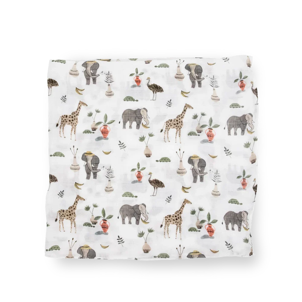 Little Unicorn - Deluxe Muslin Swaddle 2pck - Image 2