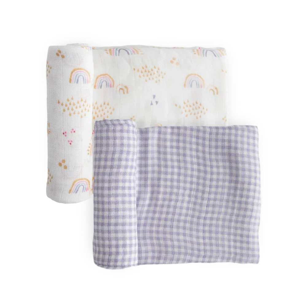 Little Unicorn - Deluxe Muslin Swaddle 2pck - Image 6