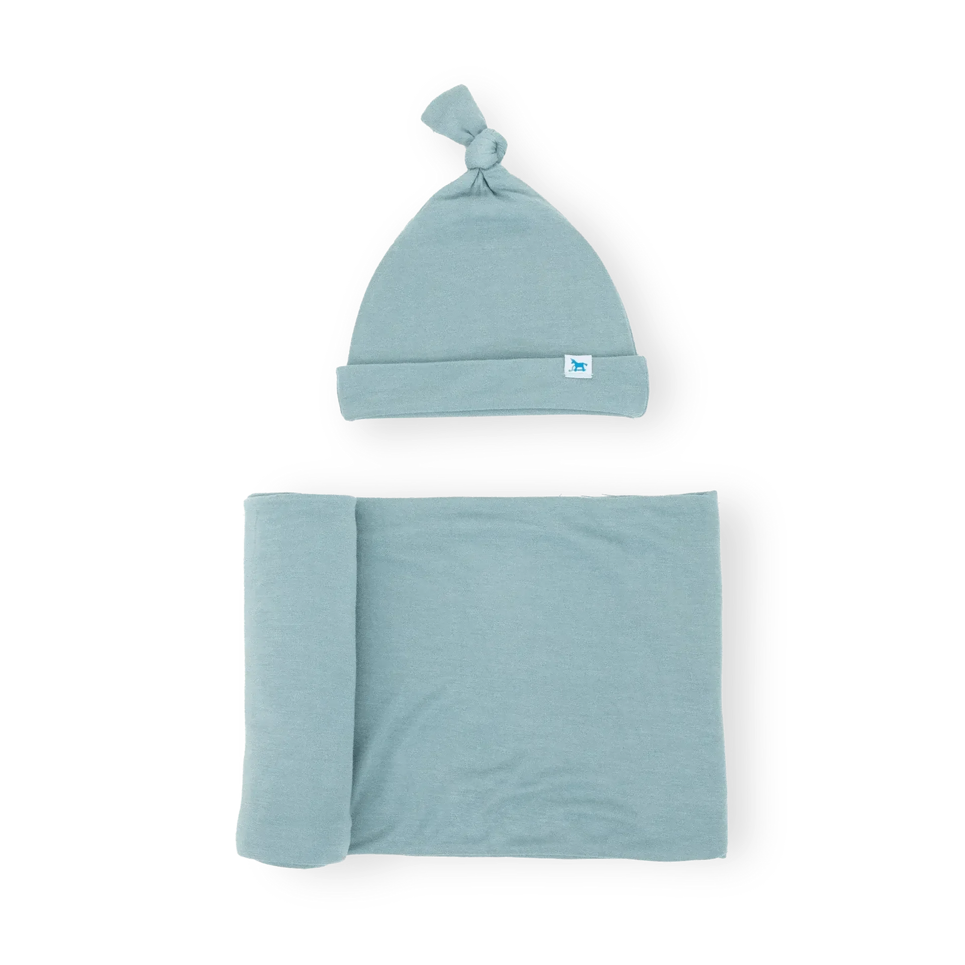 Little Unicorn - Stretch Knit Swaddle & Hat Set