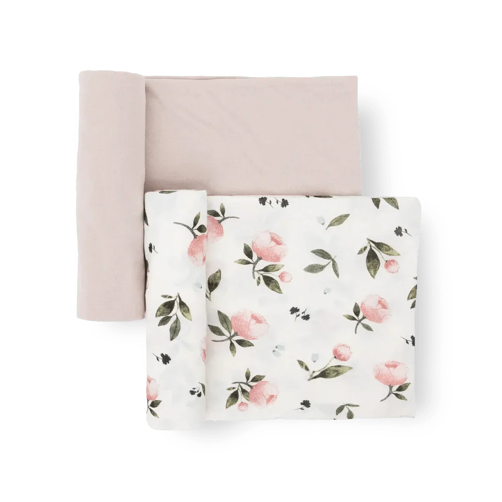 Little Unicorn Stretch Knit Swaddle 2pck