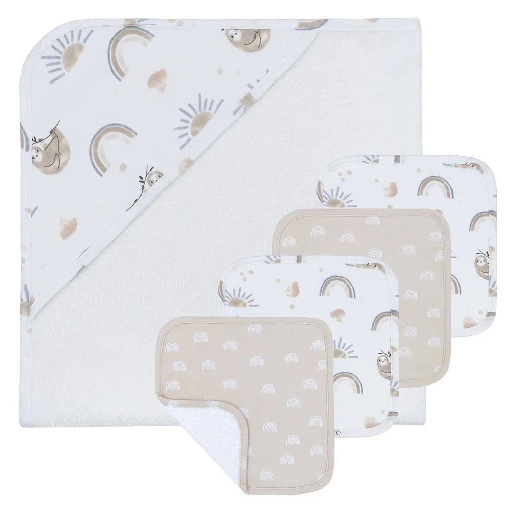 Living Textiles - Baby Bath Gift Set - 5pcs - Image 8