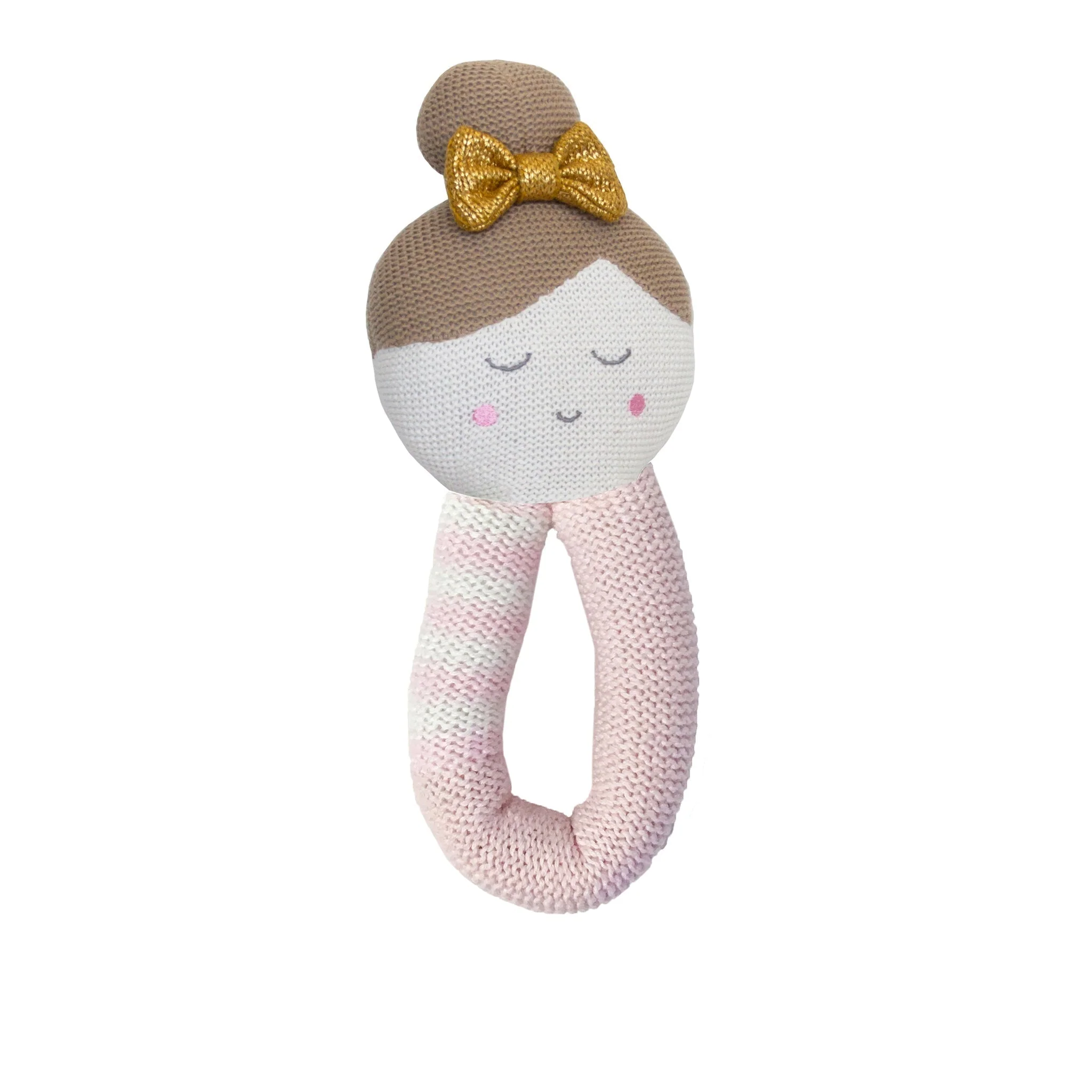 Living Textiles - Cotton Knitted Rattle - Image 2