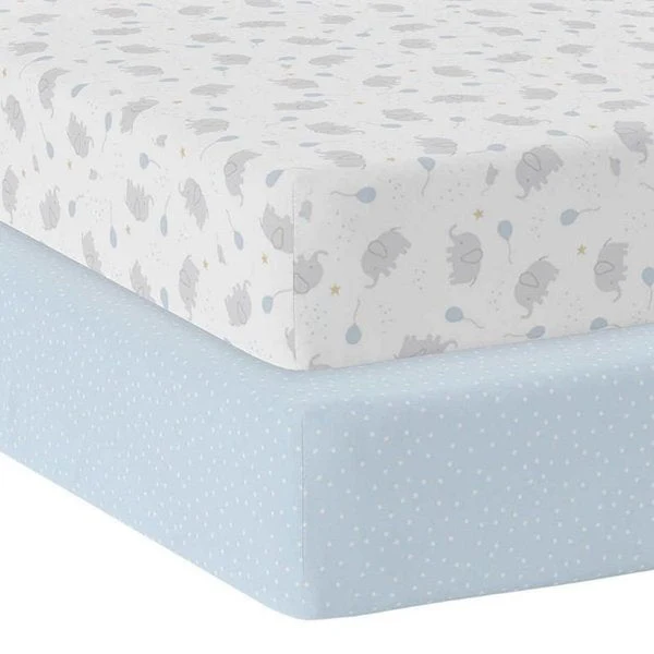 Living Textiles - Jersey Fitted Crib Sheets (2 pk)