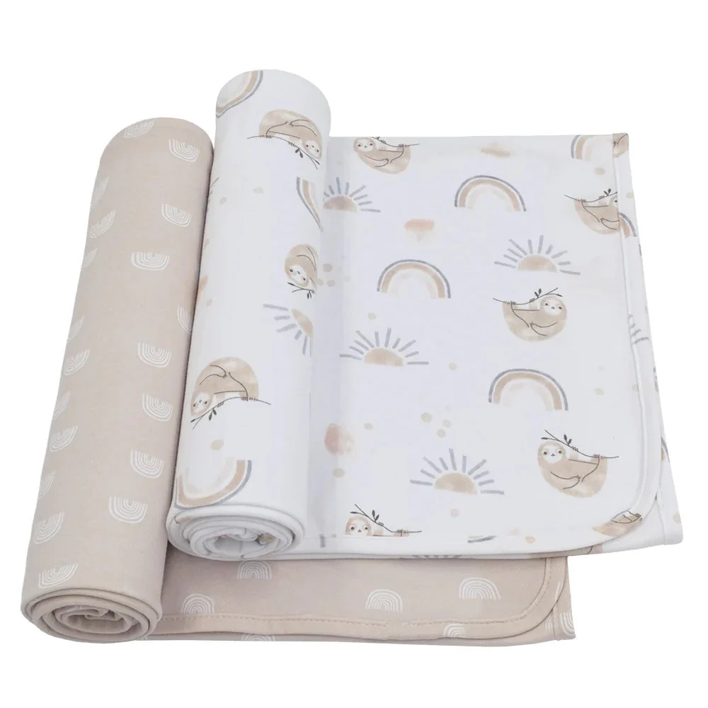 Living Textiles - Jersey Swaddle - 2pk - Image 12