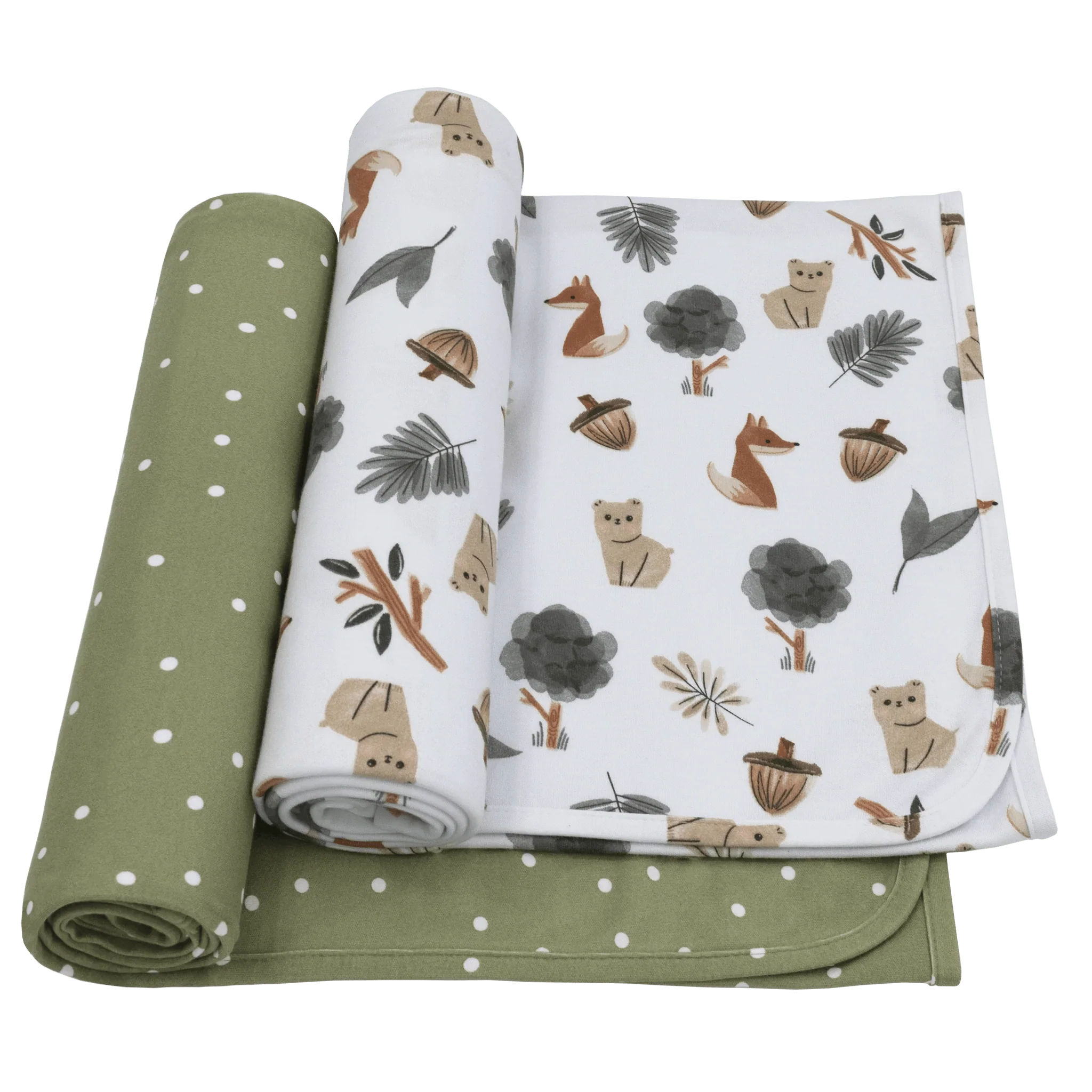 Living Textiles - Jersey Swaddle - 2pk - Image 7