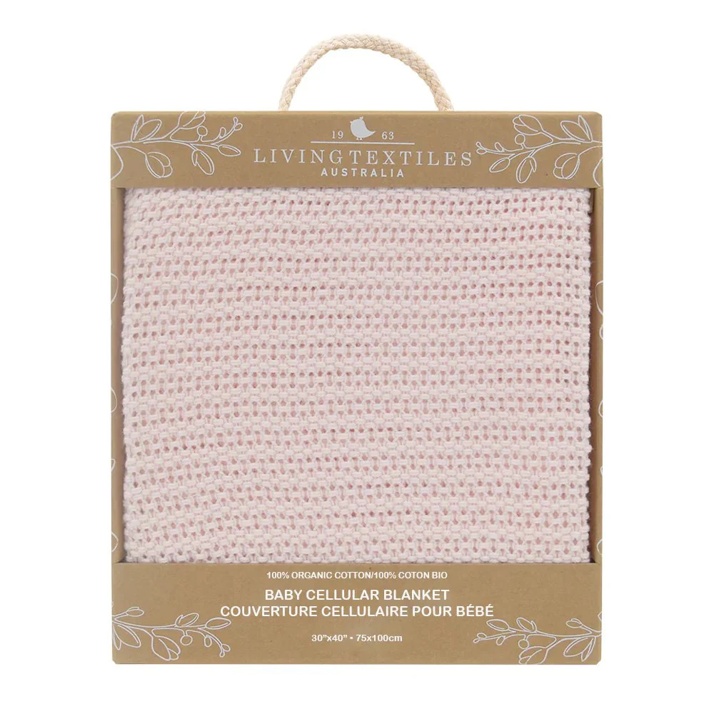 Living Textiles - Organic Celullar Baby Blanket - Image 2