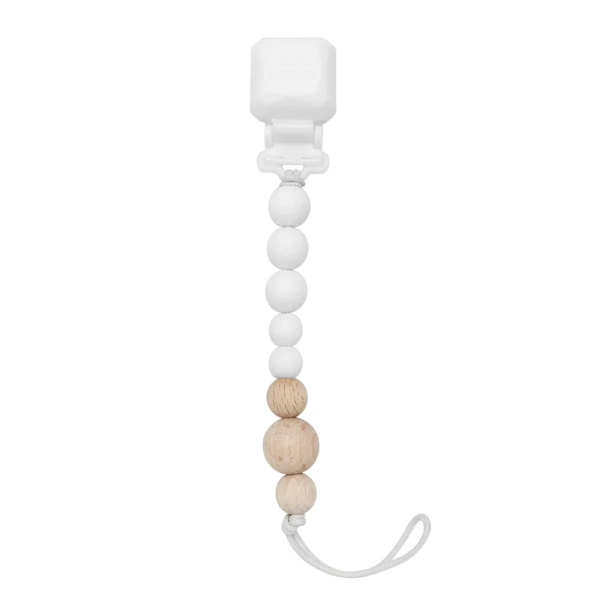 Loulou Lollipop - Colour Pop Silicone & Wood Pacifier Clip - Image 7