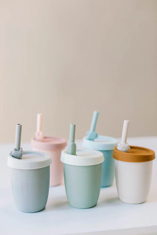 Loulou Lollipop - Born To Be Wild - Silicone Cup with Straw - Image 5