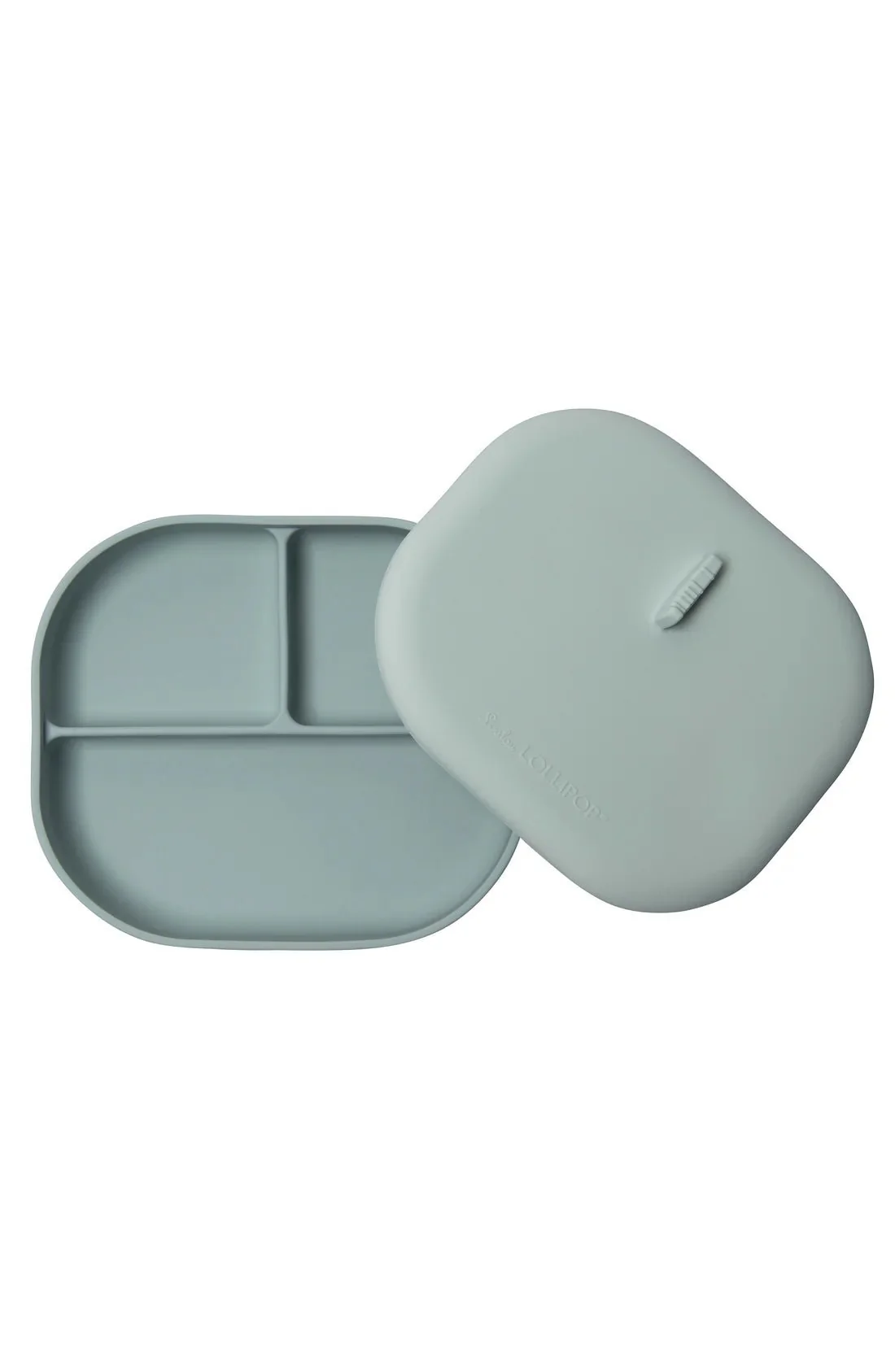 Loulou Lollipop - Silicone Divided Plate with Lid - Born To Be Wild