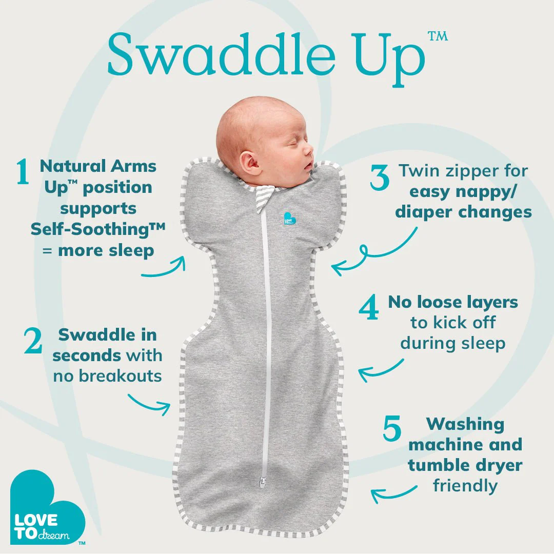 Love To Dream - Swaddle UP Lite Sleep Bag (0.2 Tog) - Image 7
