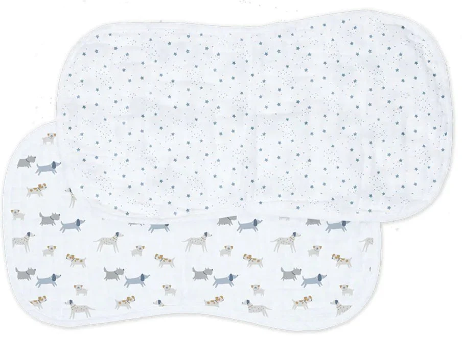Lulujo - Burp Cloths 2pk