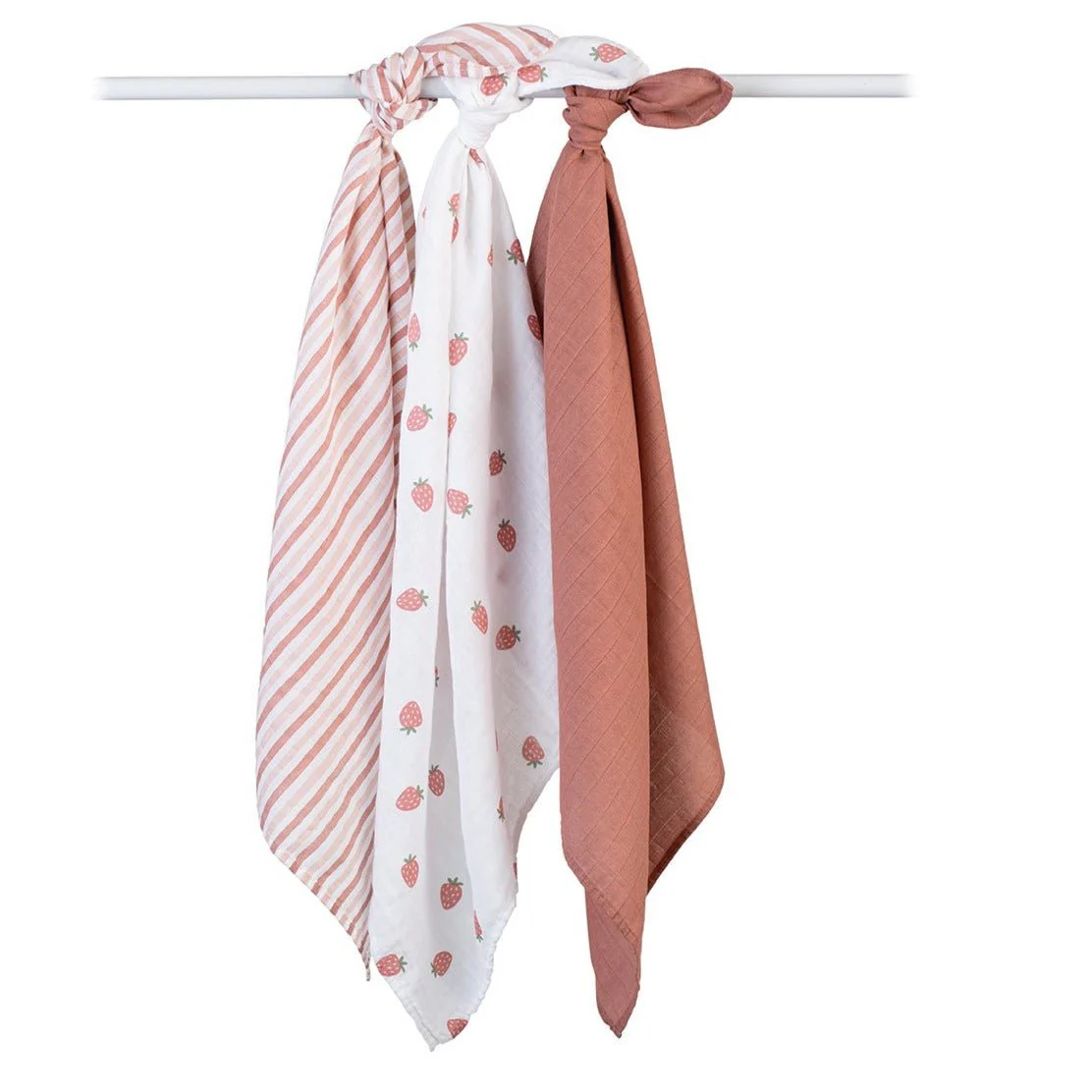 Lulujo - Cotton Muslin Receiving Blankets - 3 pack - Image 3