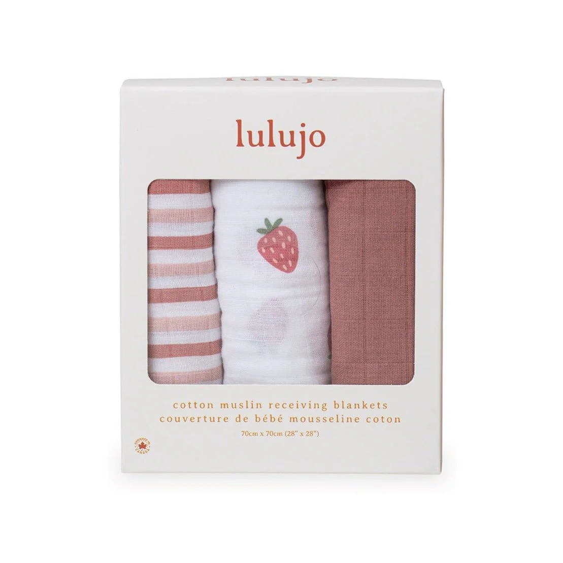 Lulujo - Cotton Muslin Receiving Blankets - 3 pack - Image 4
