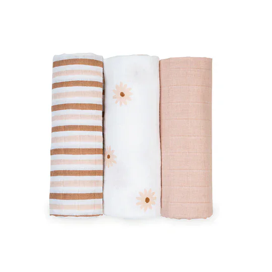 Lulujo - Cotton Muslin Receiving Blankets - 3 pack - Image 8