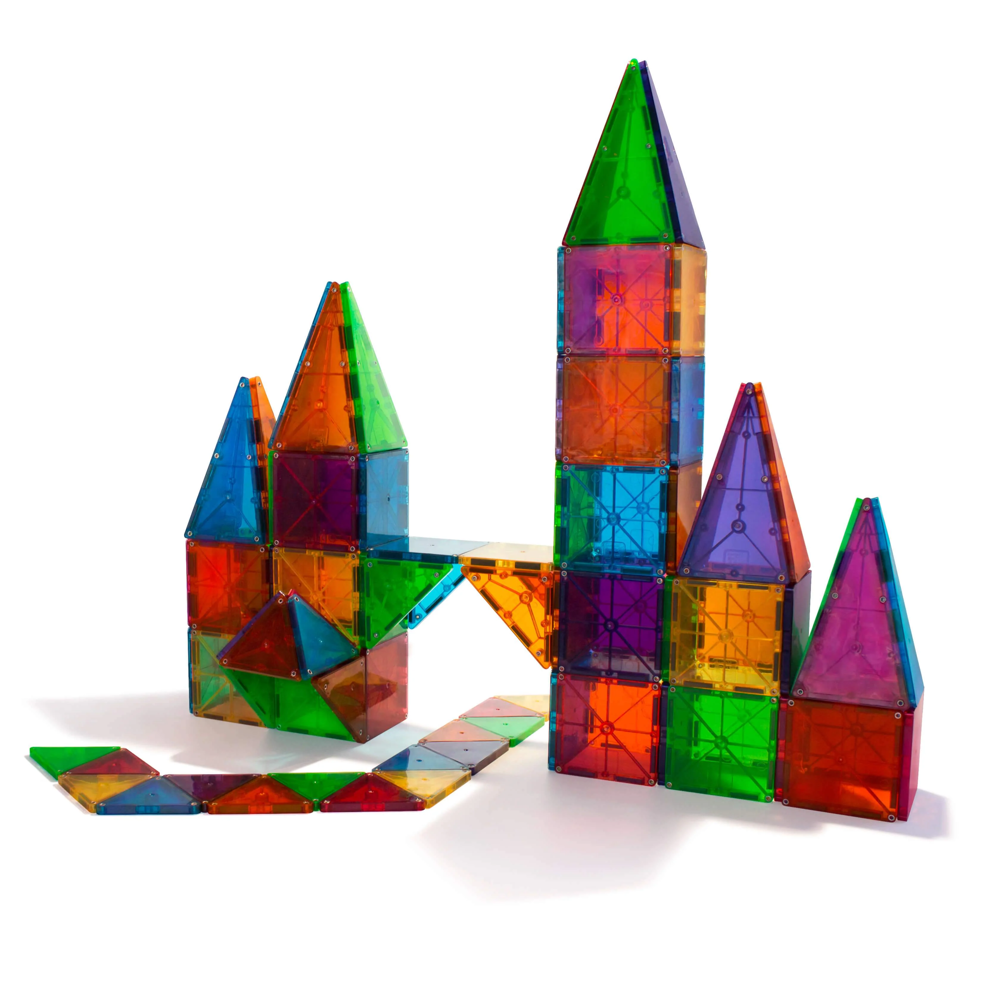 Magna Tiles - 100 Piece Clear Colours Set - Image 2