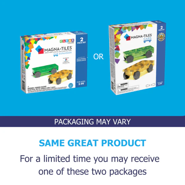 Magna Tiles - 2 Piece Cars Expansion Set - Image 7