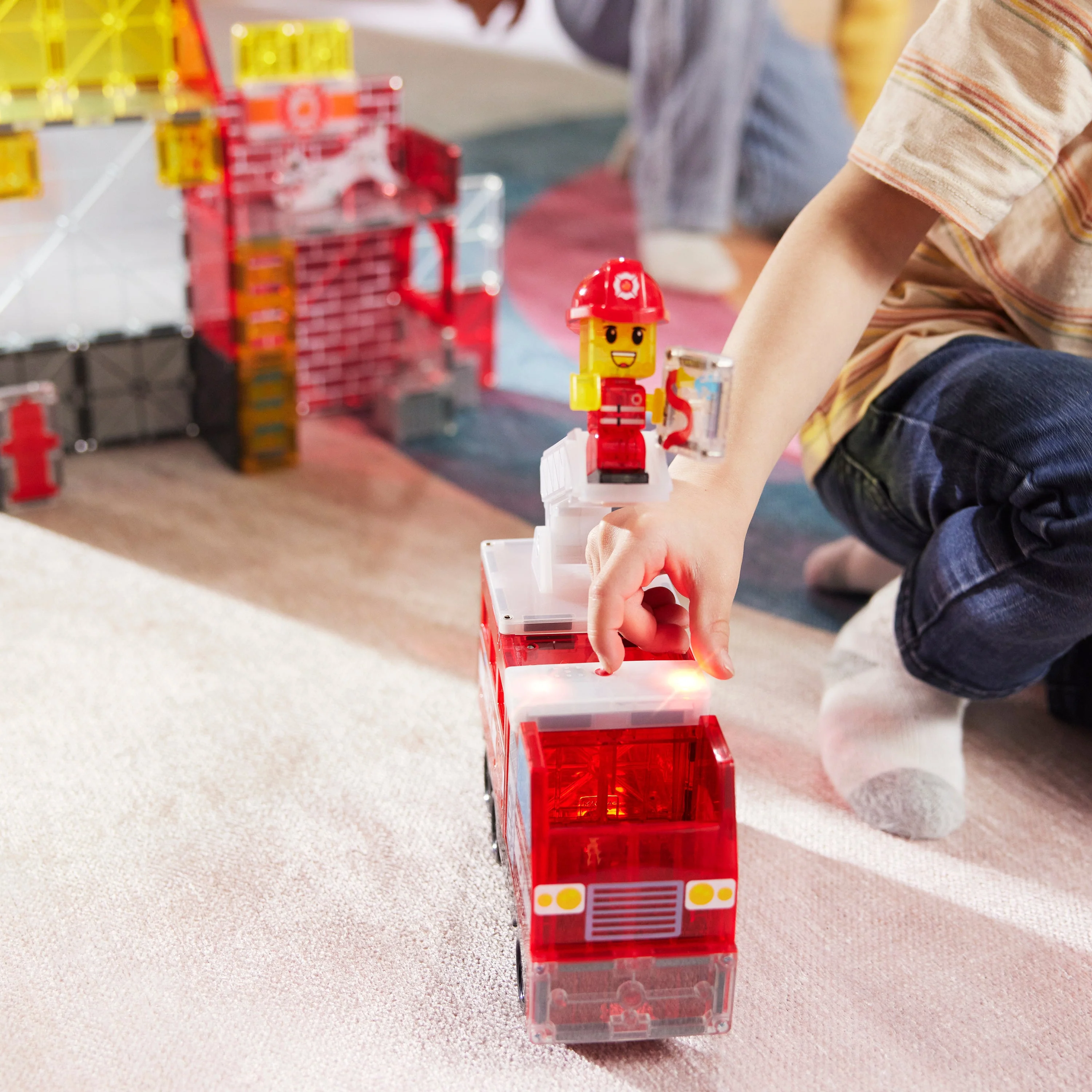 Magna-Tiles - Fire Station 50-Piece Set - Image 7