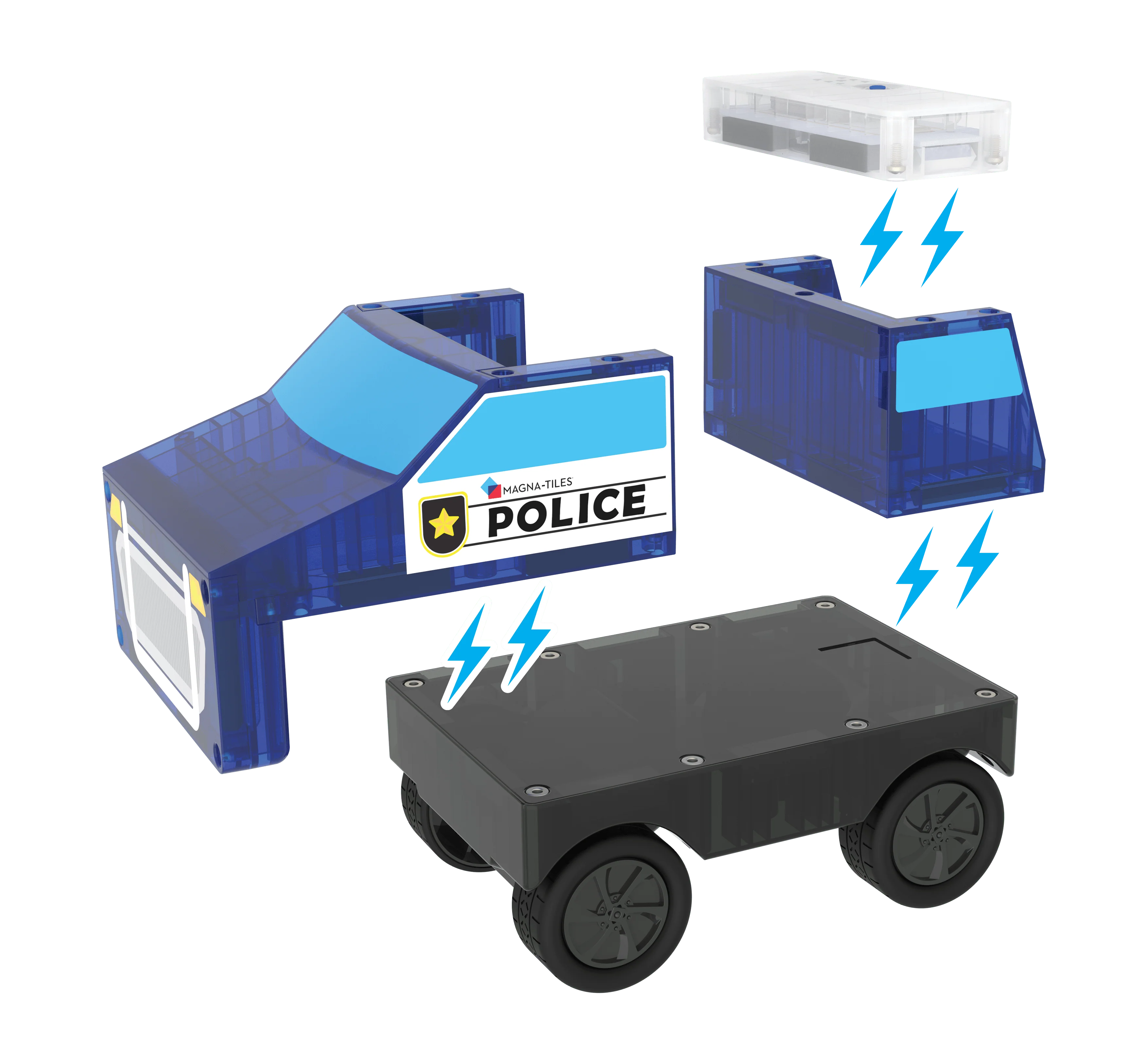 Magna-Tiles - Police Station 35-Piece Set - Image 4