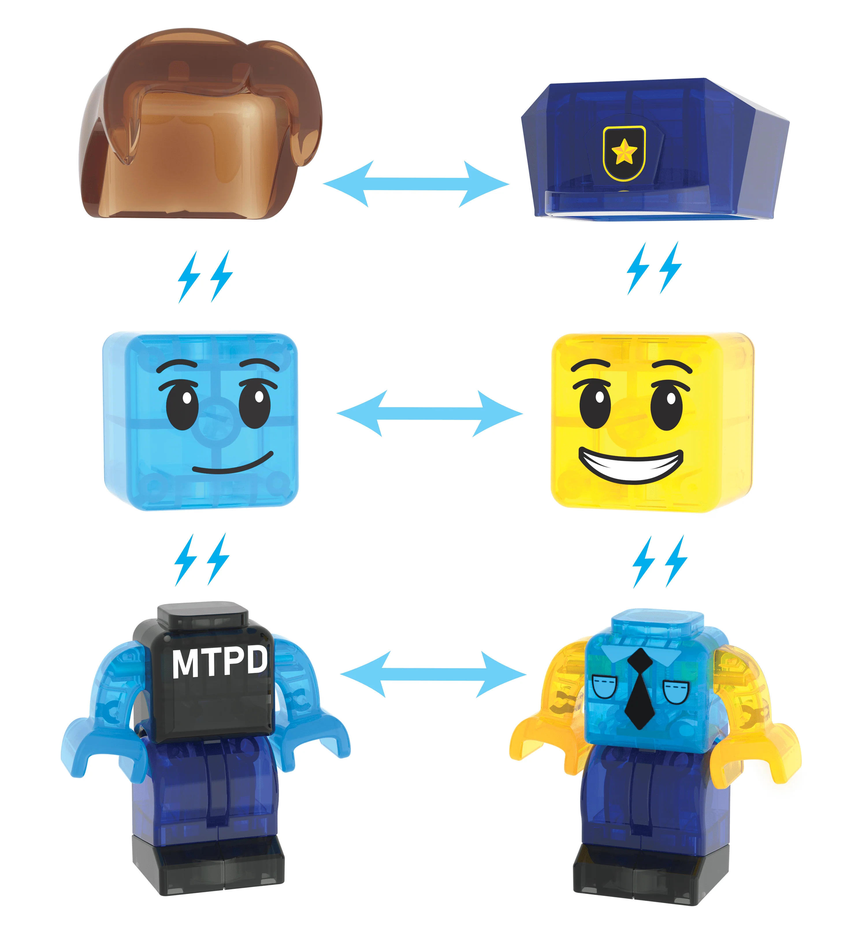 Magna-Tiles - Police Station 35-Piece Set - Image 6