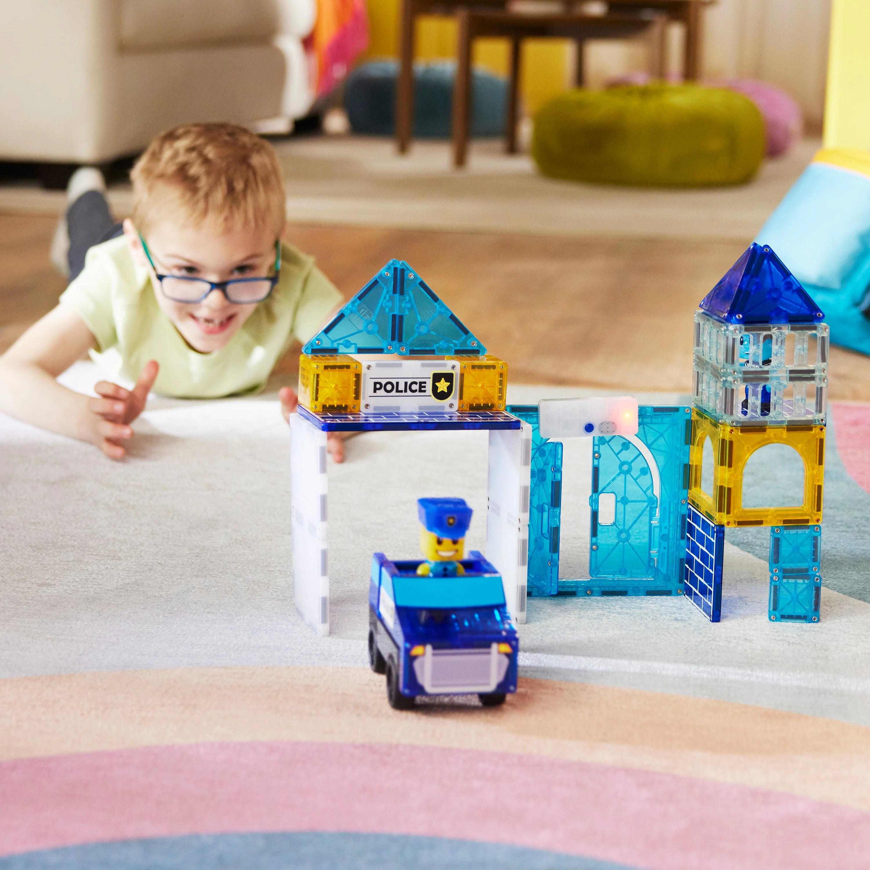 Magna-Tiles - Police Station 35-Piece Set - Image 8
