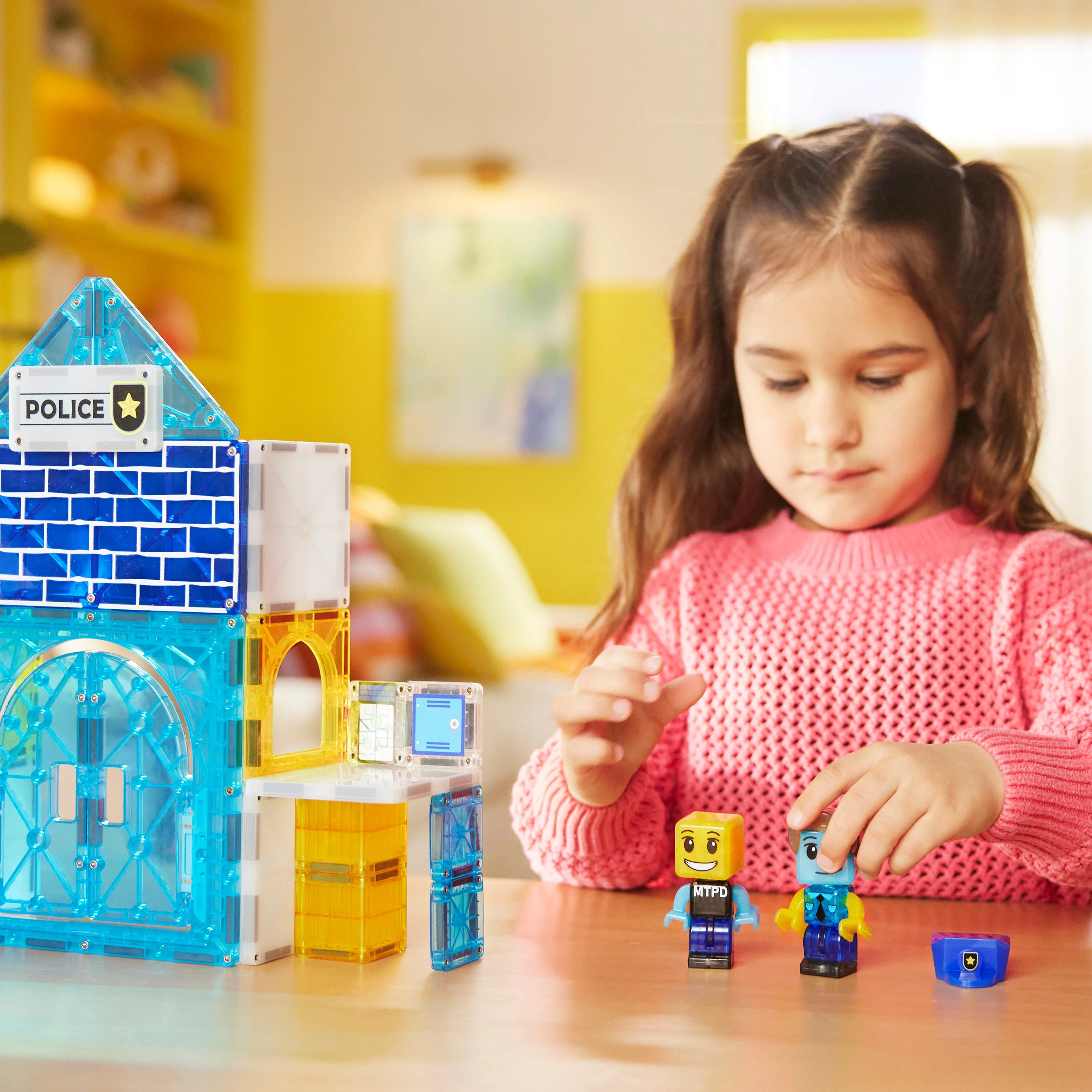 Magna-Tiles - Police Station 35-Piece Set - Image 9