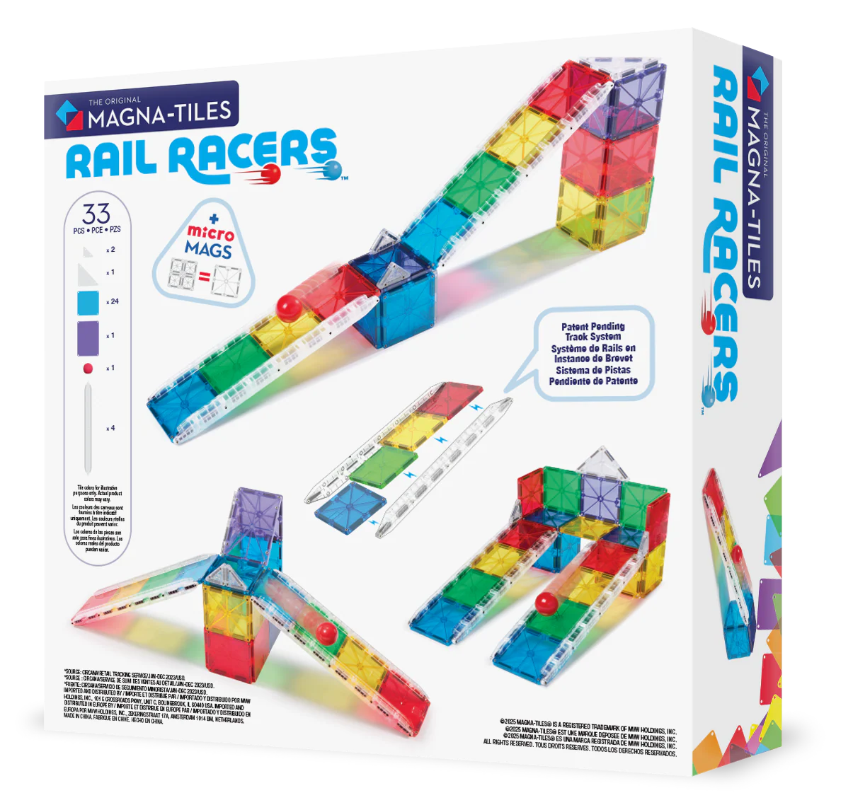 Magna-Tiles - Rail Racers 33-Piece Set - Image 2