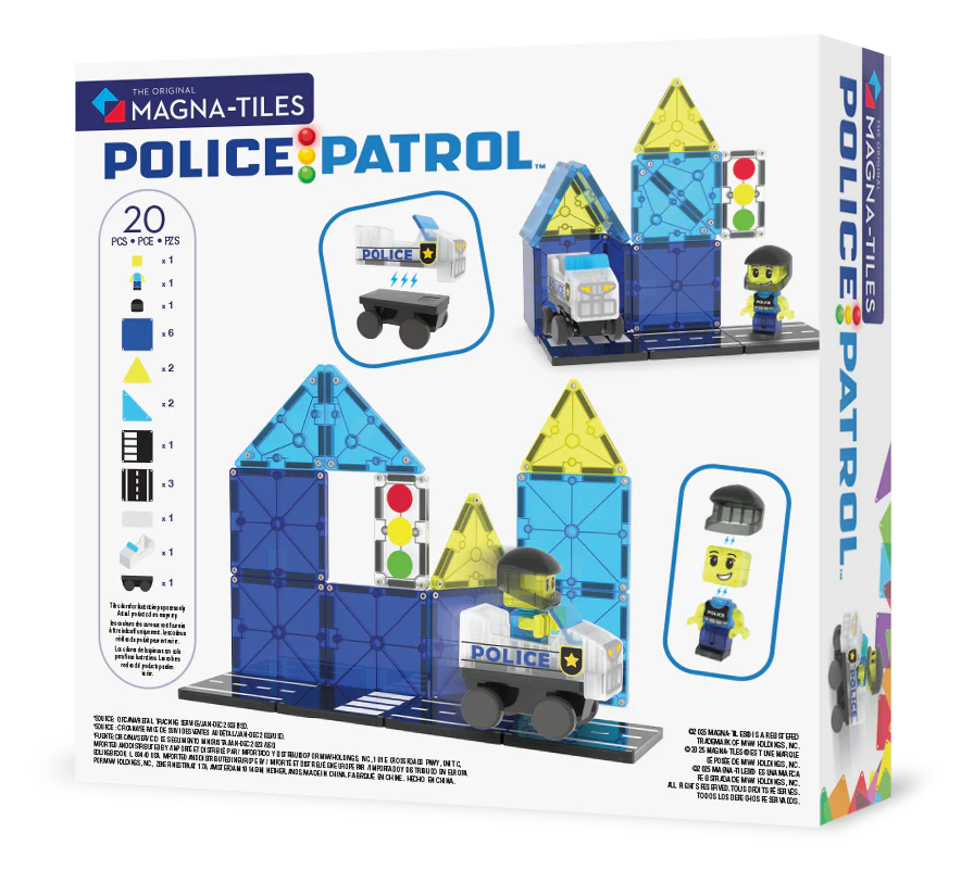 Magna-Tiles - Police Patrol 20-Piece Set - Image 2