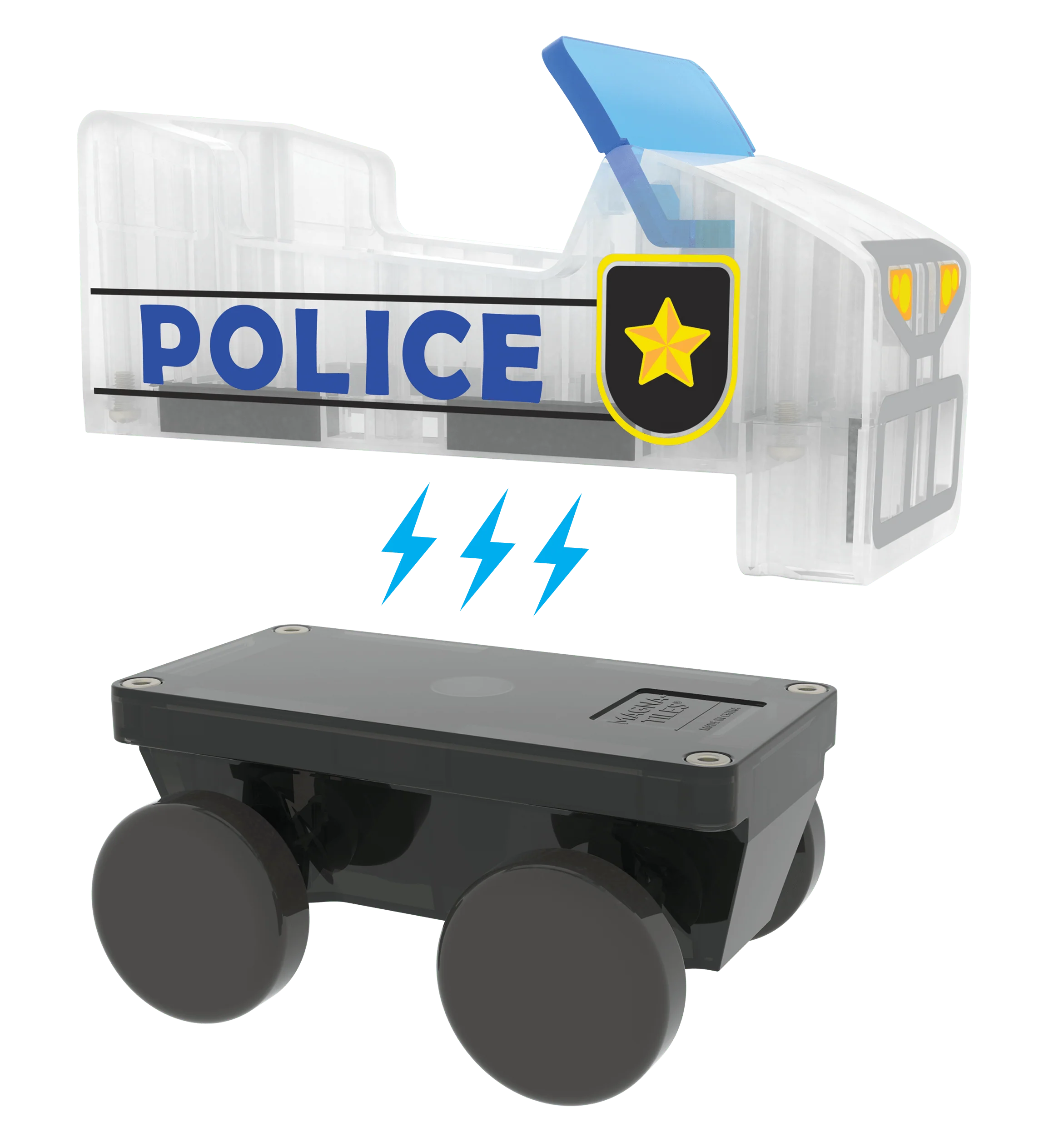 Magna-Tiles - Police Patrol 20-Piece Set - Image 5