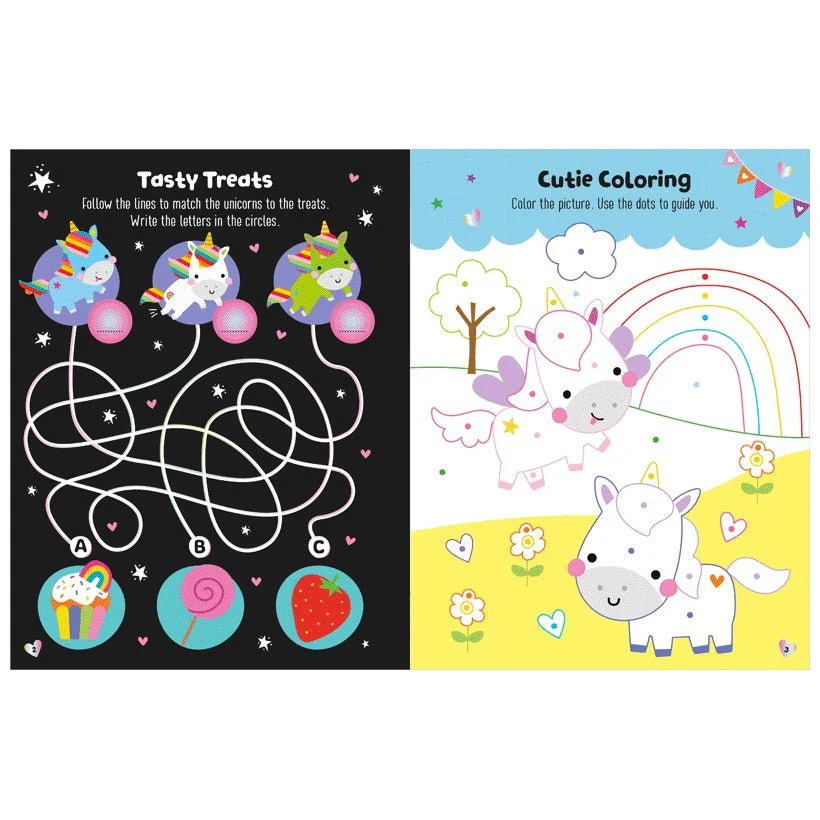 Make Believe Ideas - Glow in the Dark Unicorns Activity Book - Image 2