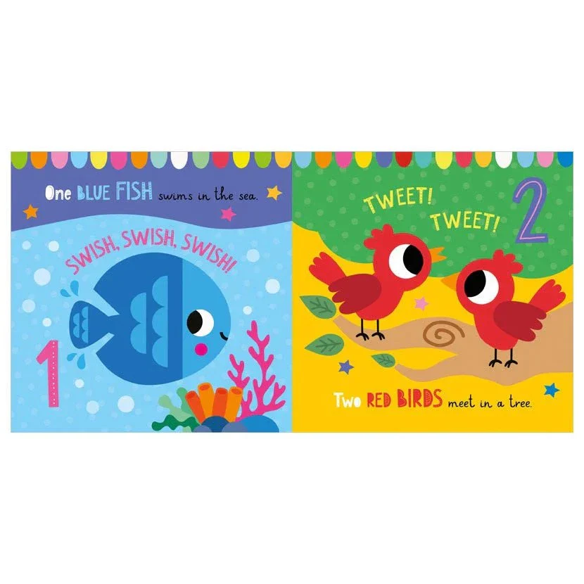 Make Believe Ideas - Let's Count Colorful Creatures (Cloth Book) - Image 2
