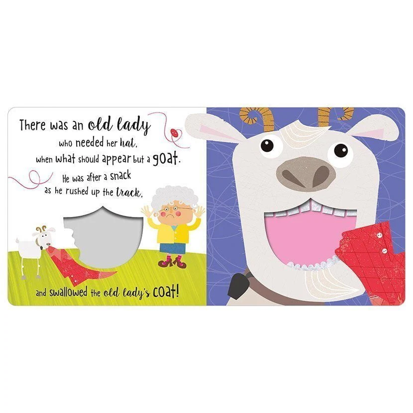 Make Believe Ideas - There Was an Old Lady Who Swallowed A Fly Board Book - Image 3