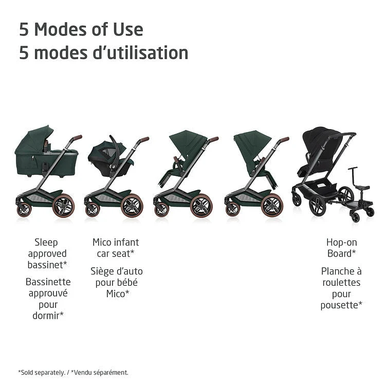 Maxi Cosi - Fame Stroller & Mico Luxe+ Car Seat Travel System - Image 2
