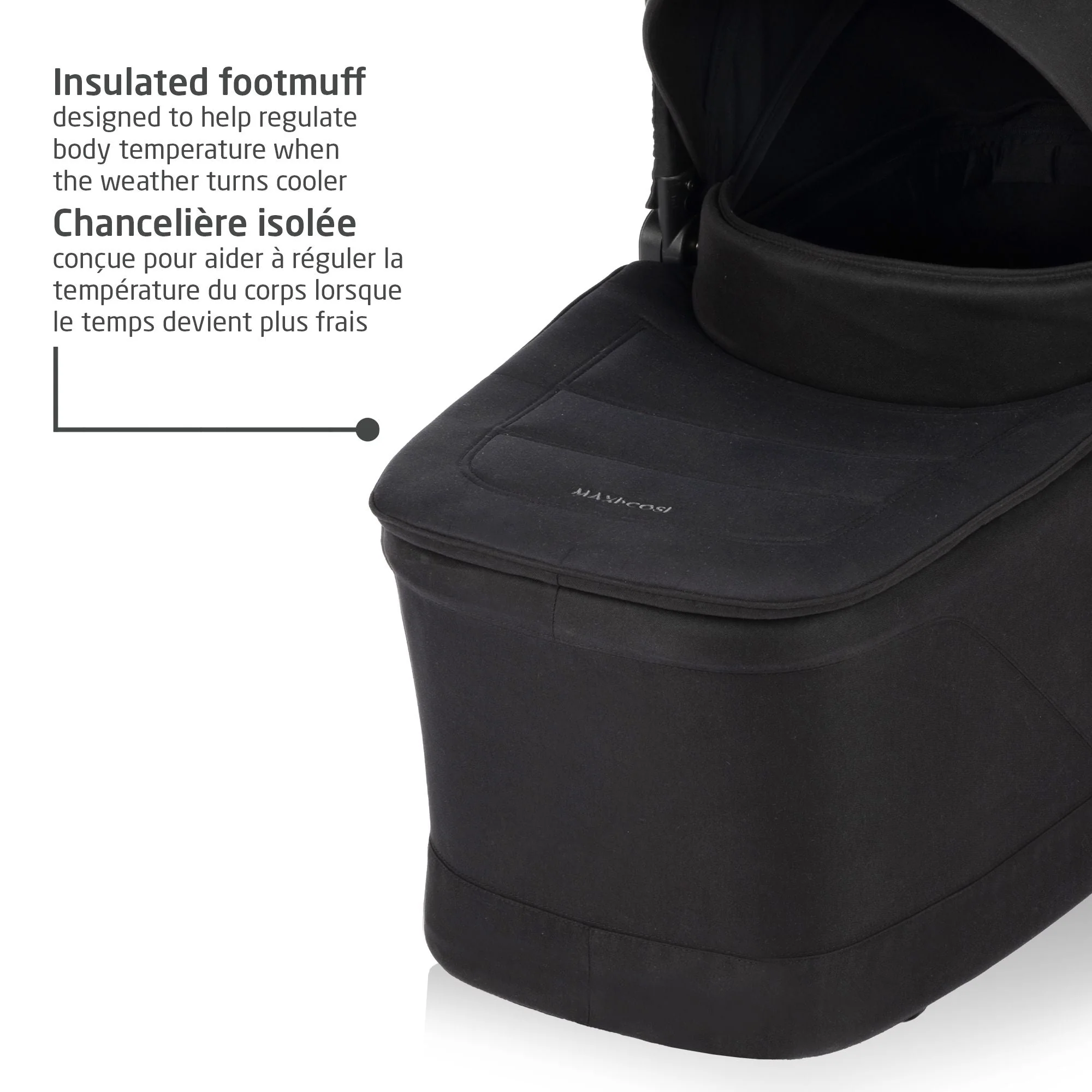 Maxi-Cosi - Oria2 Carry Cot - Twillic Black - COMING SOON - Image 8