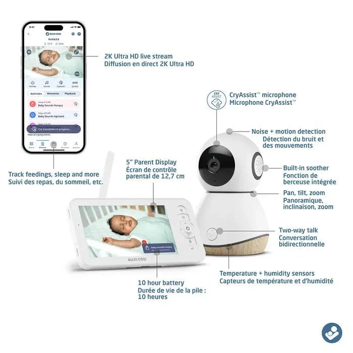 Maxi-Cosi - See Pro 360 Baby Monitor & Parent Unit with CryAssist - Image 2