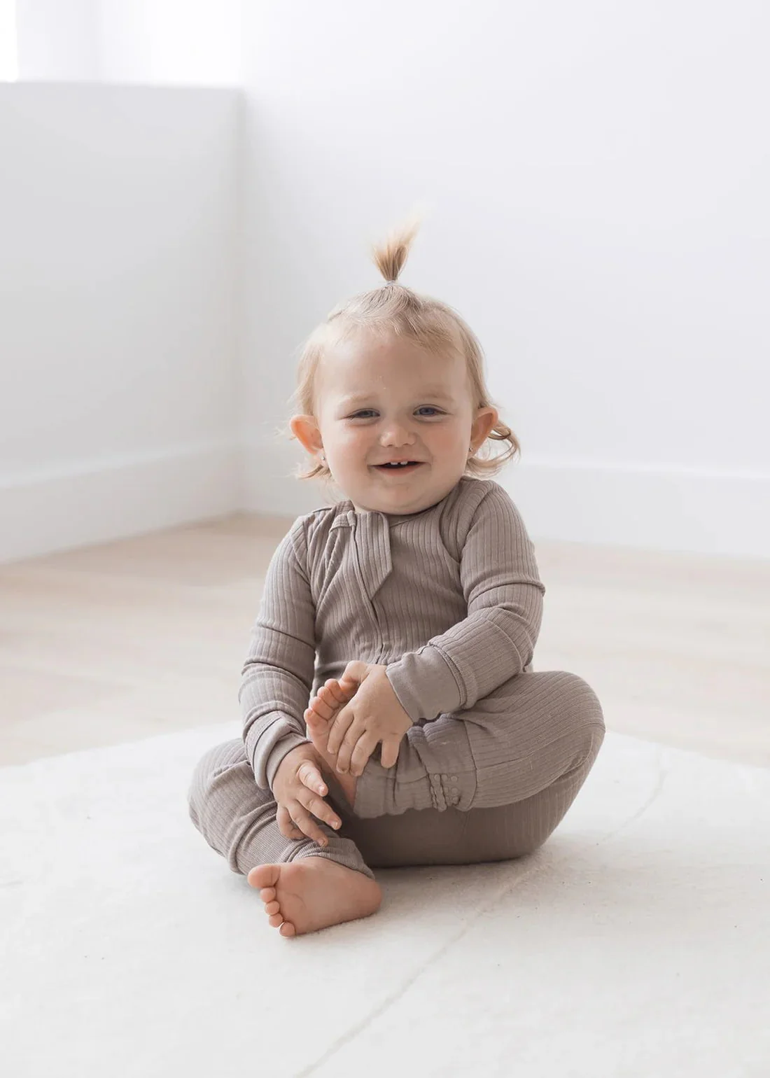 Mila & Co. - Ribbed Zipper Romper - Image 3
